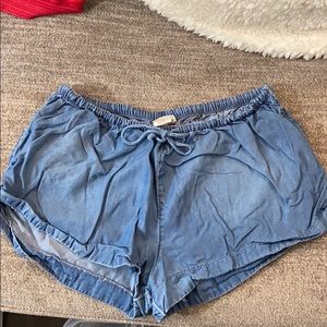 Comfy jean shorts from Target
